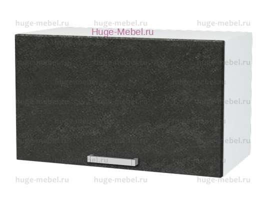 Антресольный кухонный шкаф верхний 600 Бетон (бетон чёрный)