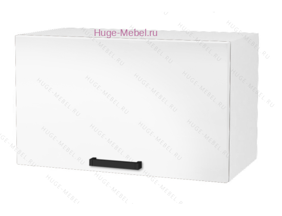 Антресольный кухонный шкаф верхний 600 Пасаденна (белый бриллиант)