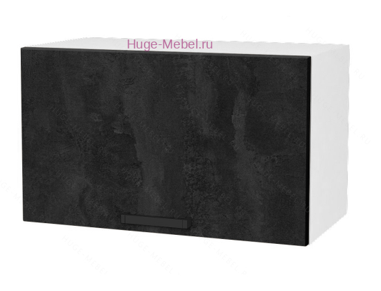 Антресольный кухонный шкаф верхний 600 Пасаденна (угольный камень)