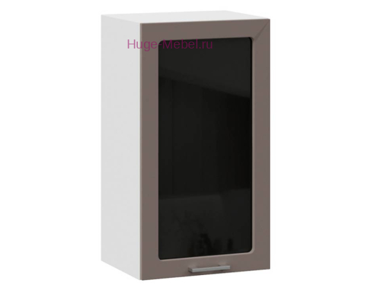 Кухонный шкаф верхний со стеклом 400 Катрин (муссон)