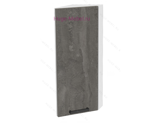 Торцевой шкаф кухонный верхний подвесной 300 Пасаденна (железный камень)