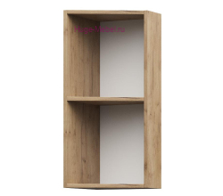 Корпус верхнего торцевого кухонного шкафа 300 (дуб крафт)