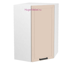 Угловой кухонный шкаф верхний высокий 600 Альфа (брюле)