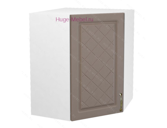 Угловой кухонный шкаф верхний 600 Модена (дуб кофе)