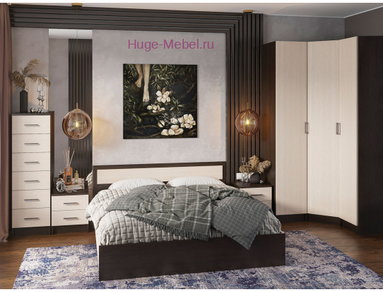 Угловая спальня "Гармония"