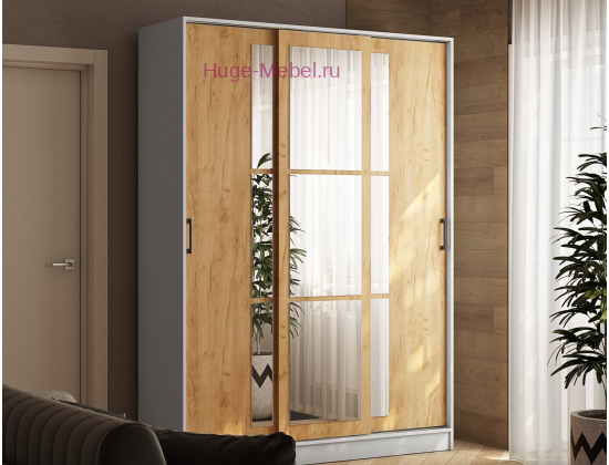 Шкаф-купе "Стиль-2 1600" крафт