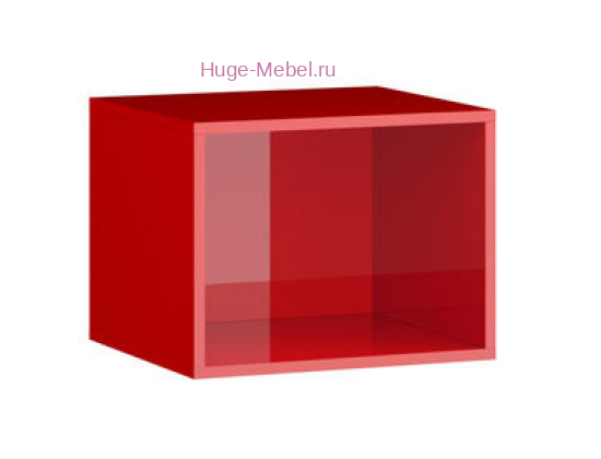 Милан Куб красный матовый