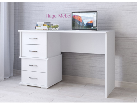 Стол письменный "Сити-2 белый"