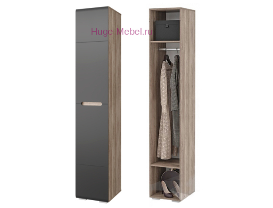 Пенал "Наоми ПН-14" графит