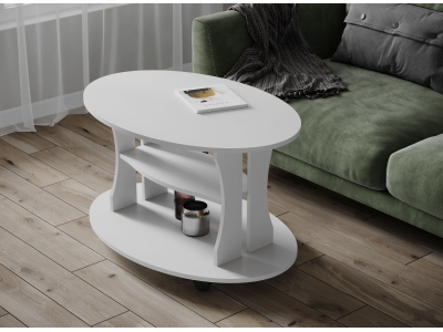 Стол журнальный "Консул-1 белый" Стол журнальный "Консул-1 белый"