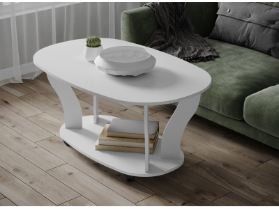 Стол журнальный "Консул-3 белый" Стол журнальный "Консул-3 белый"
