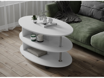 Стол журнальный "Консул-4 белый" Стол журнальный "Консул-4 белый"