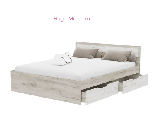 Кровать с ящиками 140 "Гармония КР 605" крафт