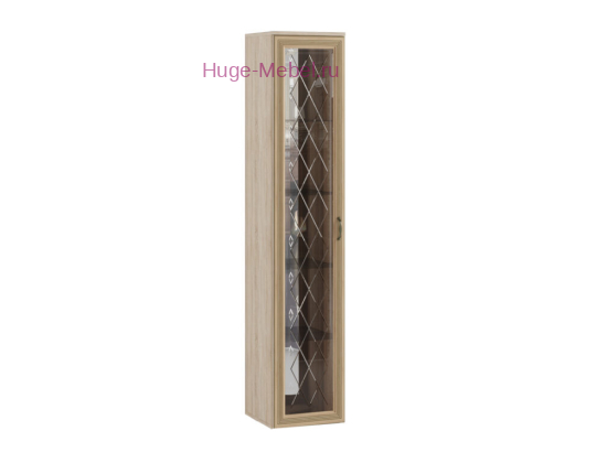 Пенал-витрина надставной "Ливорно ЛШ-7" сонома