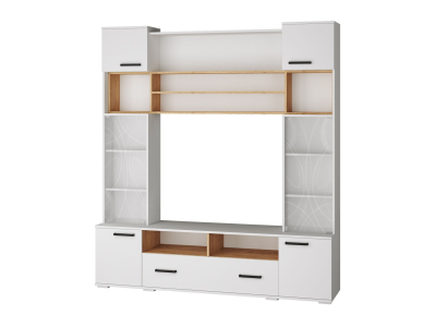 Стенка "Оскар-18 ОГЦС-1 белый +крафт"