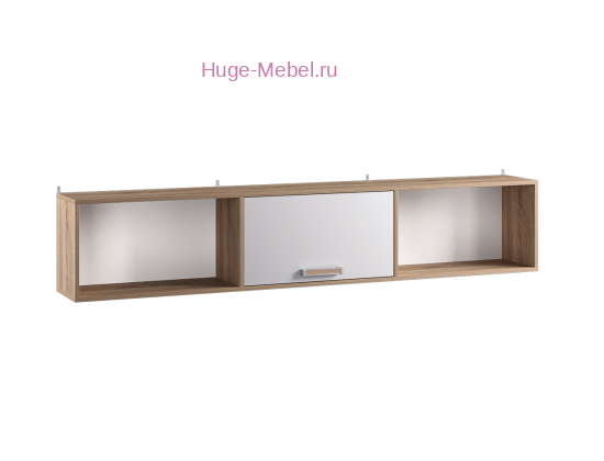 Фасад навесной секции "Бланка" белый