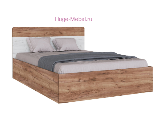 Кровать 140х200 "Вегас" крафт