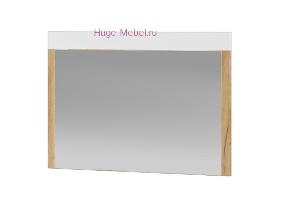 Зеркало "Адель" белый +крафт