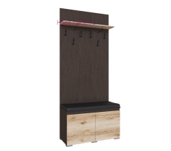 Тумба с вешалкой "Плейона" венге
