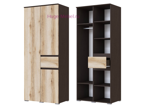 Шкаф 2-х створчатый "Плейона" венге