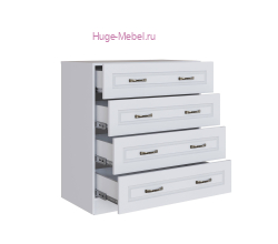 Спальня Апполия Комод с 4 ящиками (корпус)