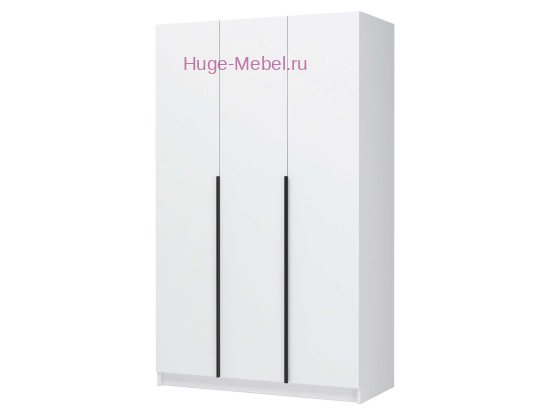 3-х створчатый шкаф "Лион ШК-02" белый