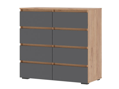 Комод "Хелен КМ 04" графит +крафт Комод "Хелен КМ 04" графит +крафт