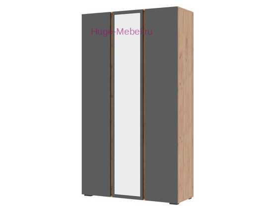 Шкаф 3-х створчатый "Хелен ШК 02" графит