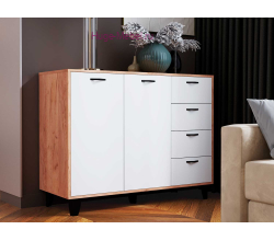 Комод "Катрин 12 белый"