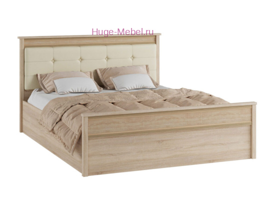 Корпус кровати 160х200 "Ливорно ЛКР-1" сонома