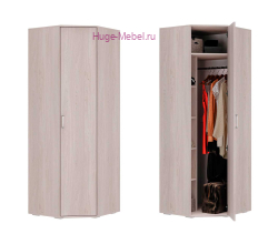 Шкаф угловой "Белла" ясень белый