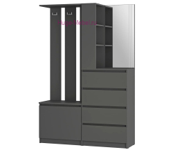 Прихожая "Симпл ПР-04" графит