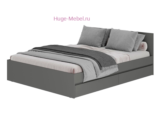 Каркас кровати 140 "Симпл КР-12" графит