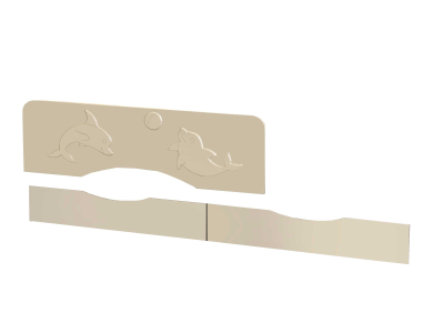 Комплект фасадов кровати КР-813 ваниль Комплект фасадов кровати КР-813 ваниль