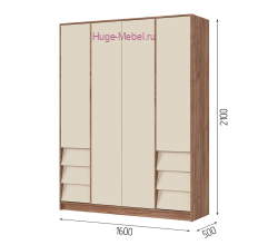 Шкаф 4-х створчатый "Рейн ШК 03"