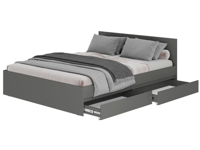 Кровать 160х200 "Симпл" графит