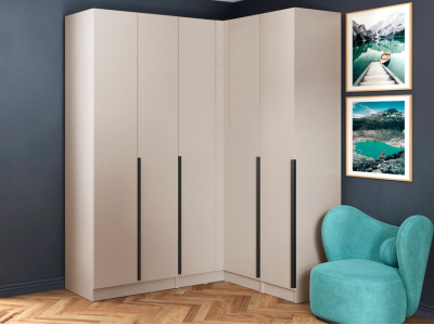 Комплект шкафов "Мадрид" кашемир 140х180 см Комплект шкафов "Мадрид" кашемир 140х180 см