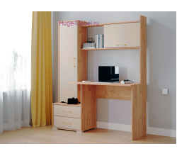 Стол компьютерный "Квартет-9 К" крафт золотой/кашемир