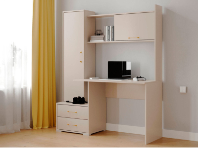 Стол компьютерный "Квартет-9 К" кашемир Стол компьютерный "Квартет-9 К" кашемир