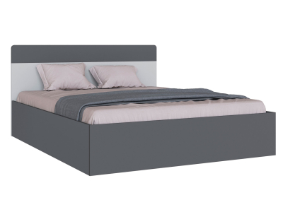 Кровать 160х200 "Вегас" графит с основанием ЛДСП Кровать 160х200 "Вегас" графит с основанием ЛДСП