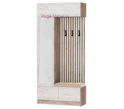 Прихожая "Руэлла" центральная секция дуб крафт