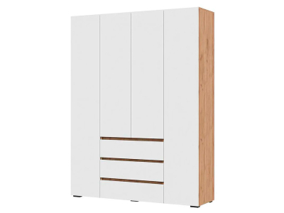 Шкаф 4-х створчатый "Хелен ШК 05" белый +вотан Шкаф 4-х створчатый "Хелен ШК 05" белый +вотан