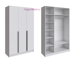 Шкаф "Мадрид" 1,4 м без зеркала белый