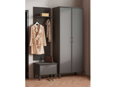 Прихожая 1.5 метра "Толедо" графит Прихожая 1.5 метра "Толедо" графит