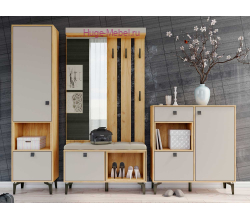 Прихожая 247 см "Милан" кашемир