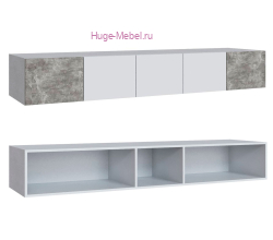 Антресоль Н300 для шкафов "Мадрид" 2 метра (ателье)