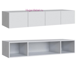 Антресоль Н300 для шкафов "Мадрид" 1.6 метра (белый)