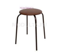 Табурет "22 радиус" шоколад +медь