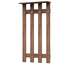 Вешалка настенная 80 см "Машенька ВШ-201" крафт табачный