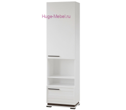 Пенал с нишей "Модена МШ-2" белый +венге